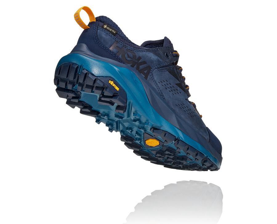 Trail Shoes Womens - Hoka One One Kaha Low GORE-TEX - Navy - LZRCTIY-29